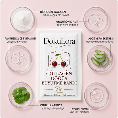 Dokulora® Collagen Göğüs Büyütme Bandı