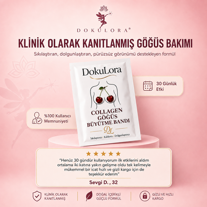 Dokulora® Collagen Göğüs Büyütme Bandı
