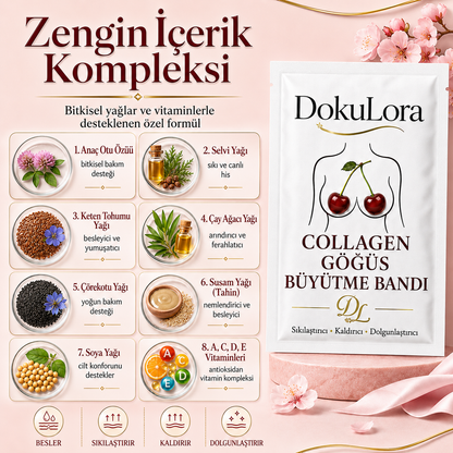 Dokulora® Collagen Göğüs Büyütme Bandı
